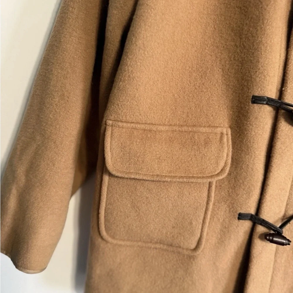 LILLY PULTIZER Camel Toggle Wool Pea Coat Girls Size 12 - Picture 8 of 14